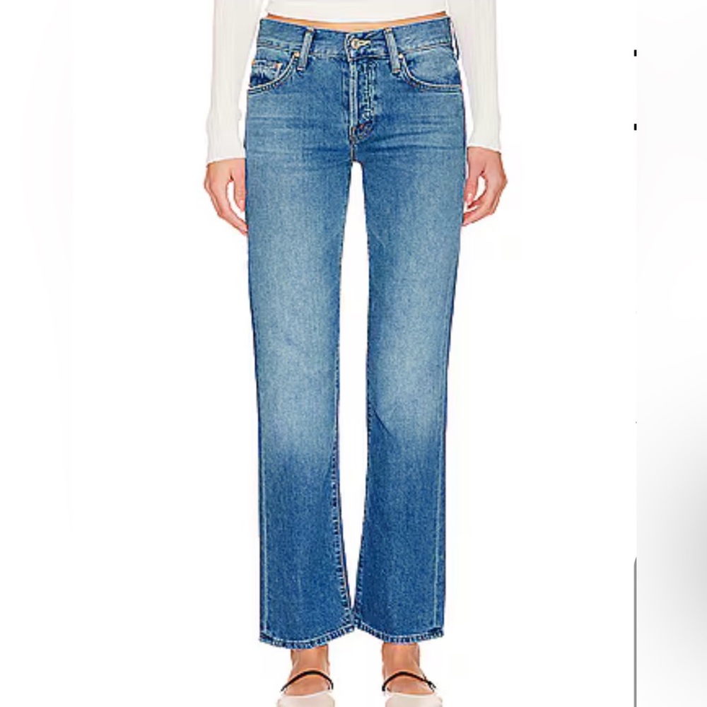 Mother Jeans Button Fly Straight Leg Slider Hover Size 30. New with Tags.
